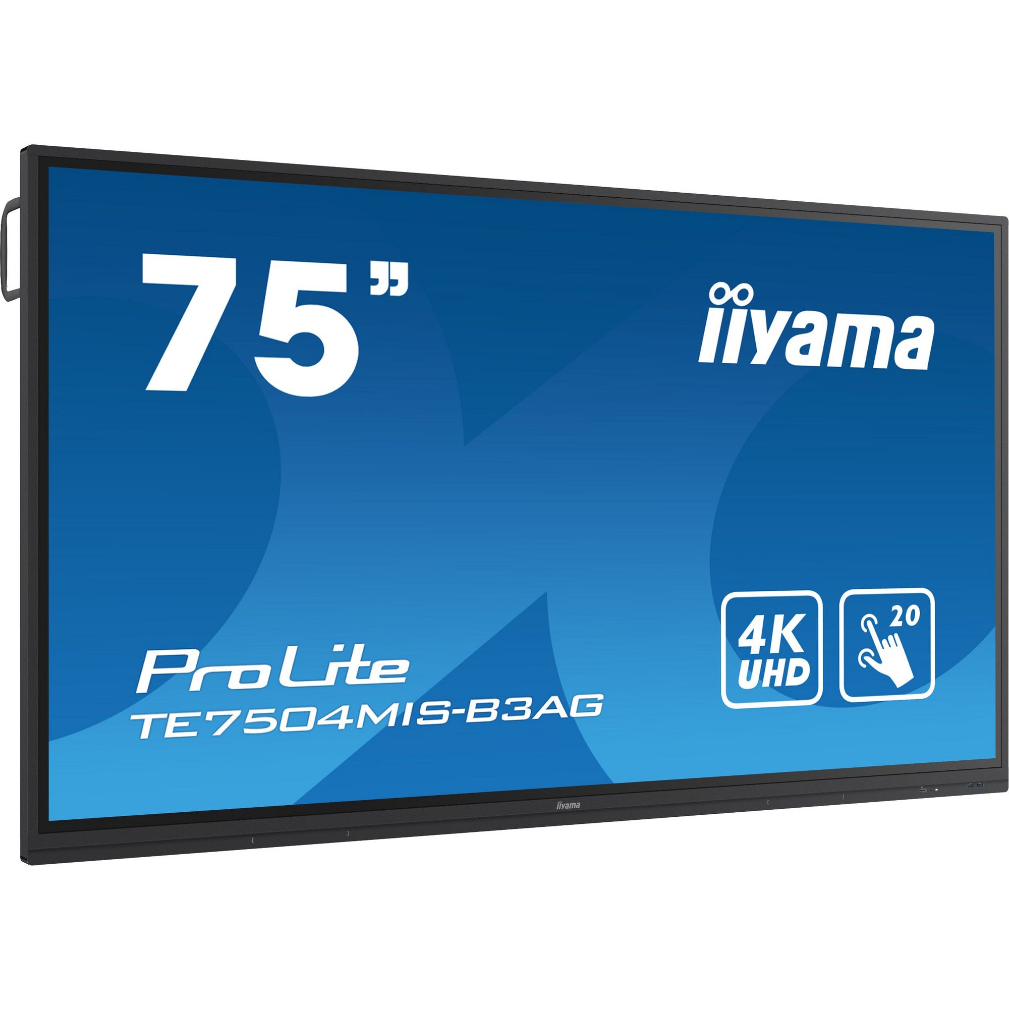 Iiyama ProLite TE7504MIS-B3AG 75" Interactive 4K UHD LCD Touchscreen with Whiteboard Software