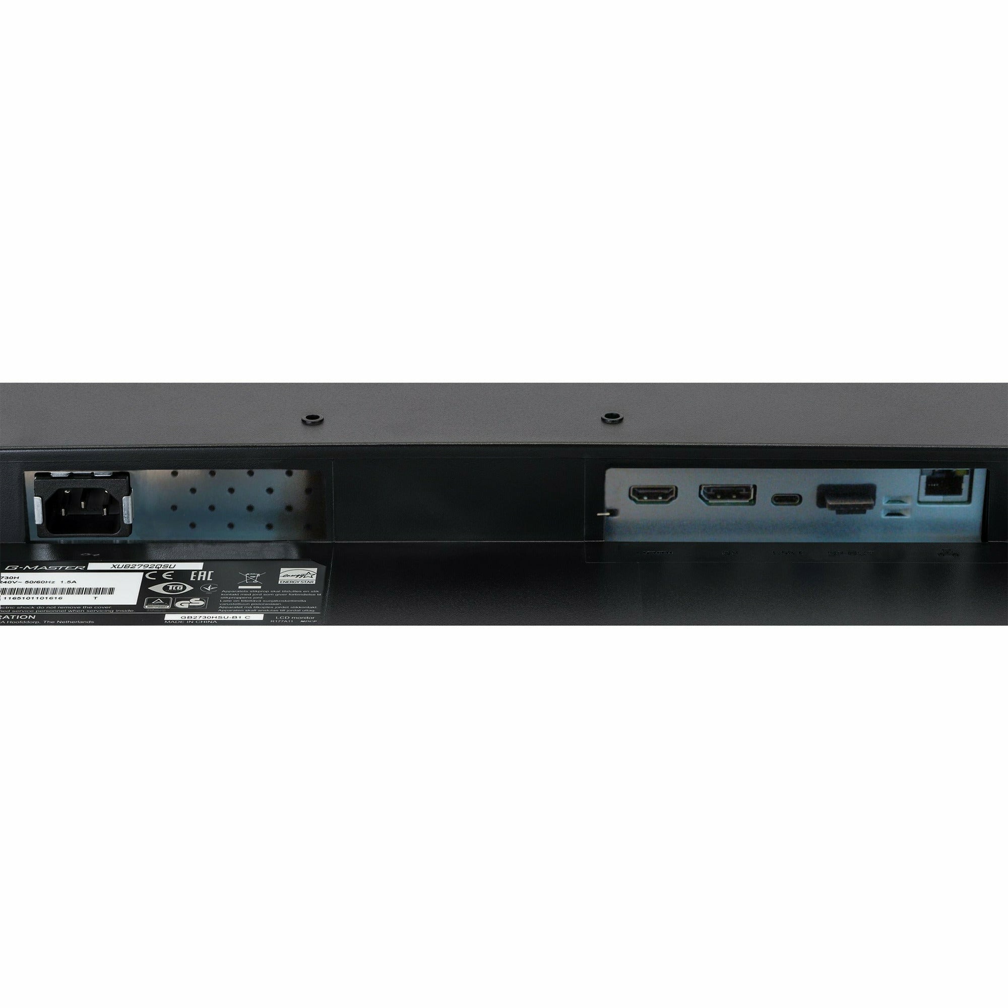 iiyama Prolite XUB2792QSN-B1 27’’ WQHD IPS Display with USB-C dock