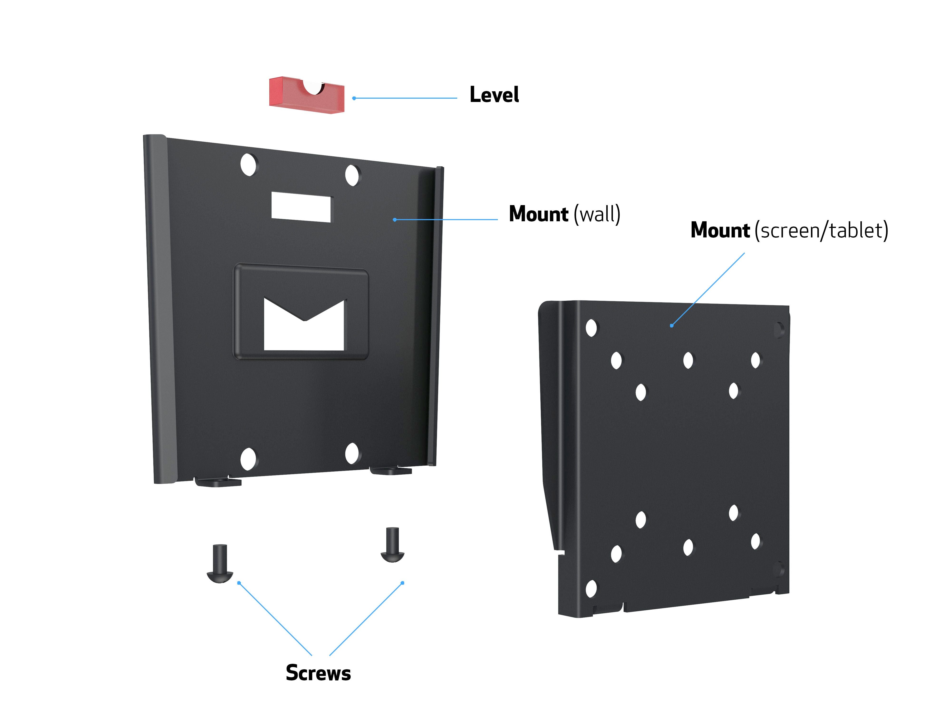 Multibrackets M VESA Wallmount I - Wall mount for LCD Screen Size 9" to 32"