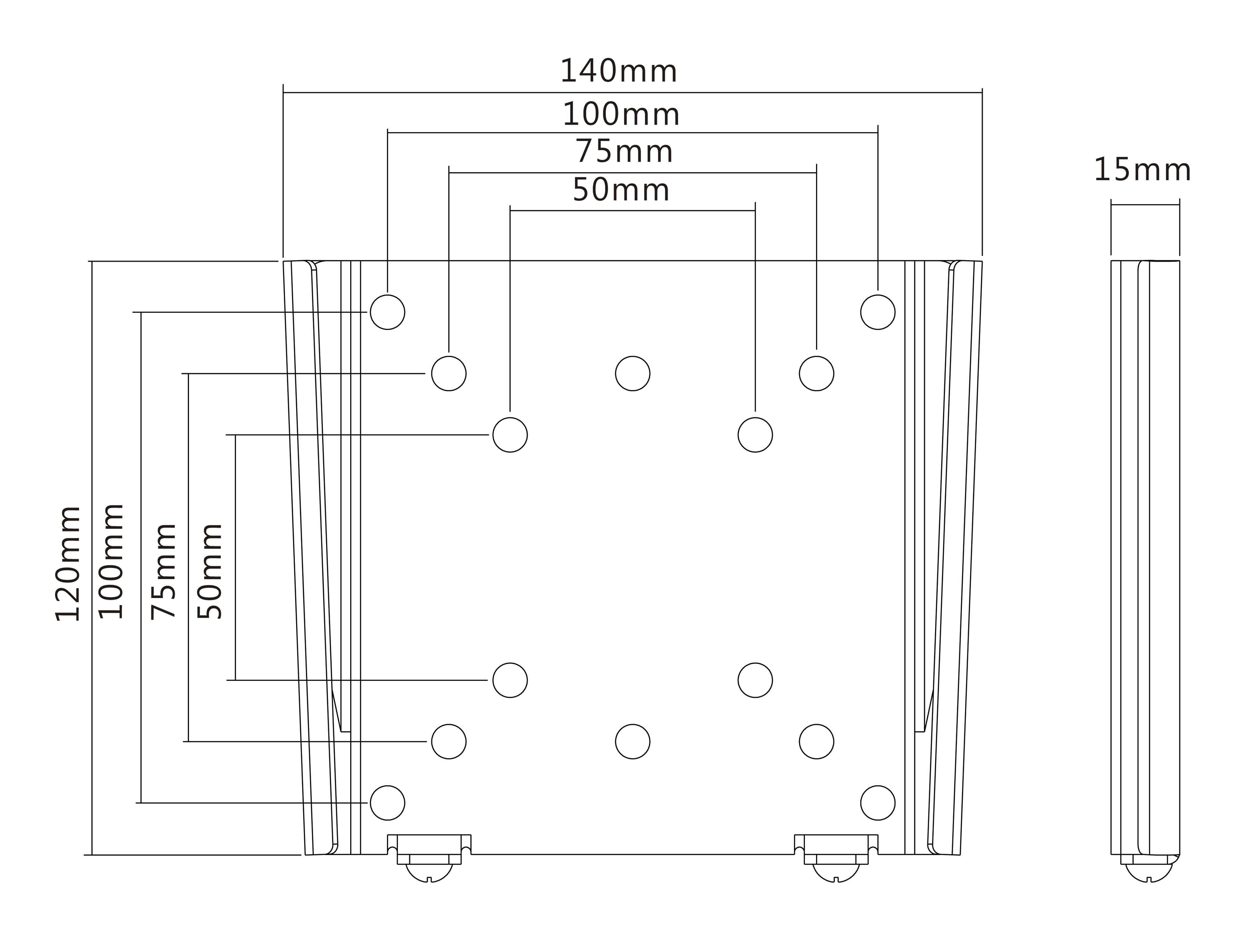 Multibrackets M VESA Wallmount I - Wall mount for LCD Screen Size 9" to 32"