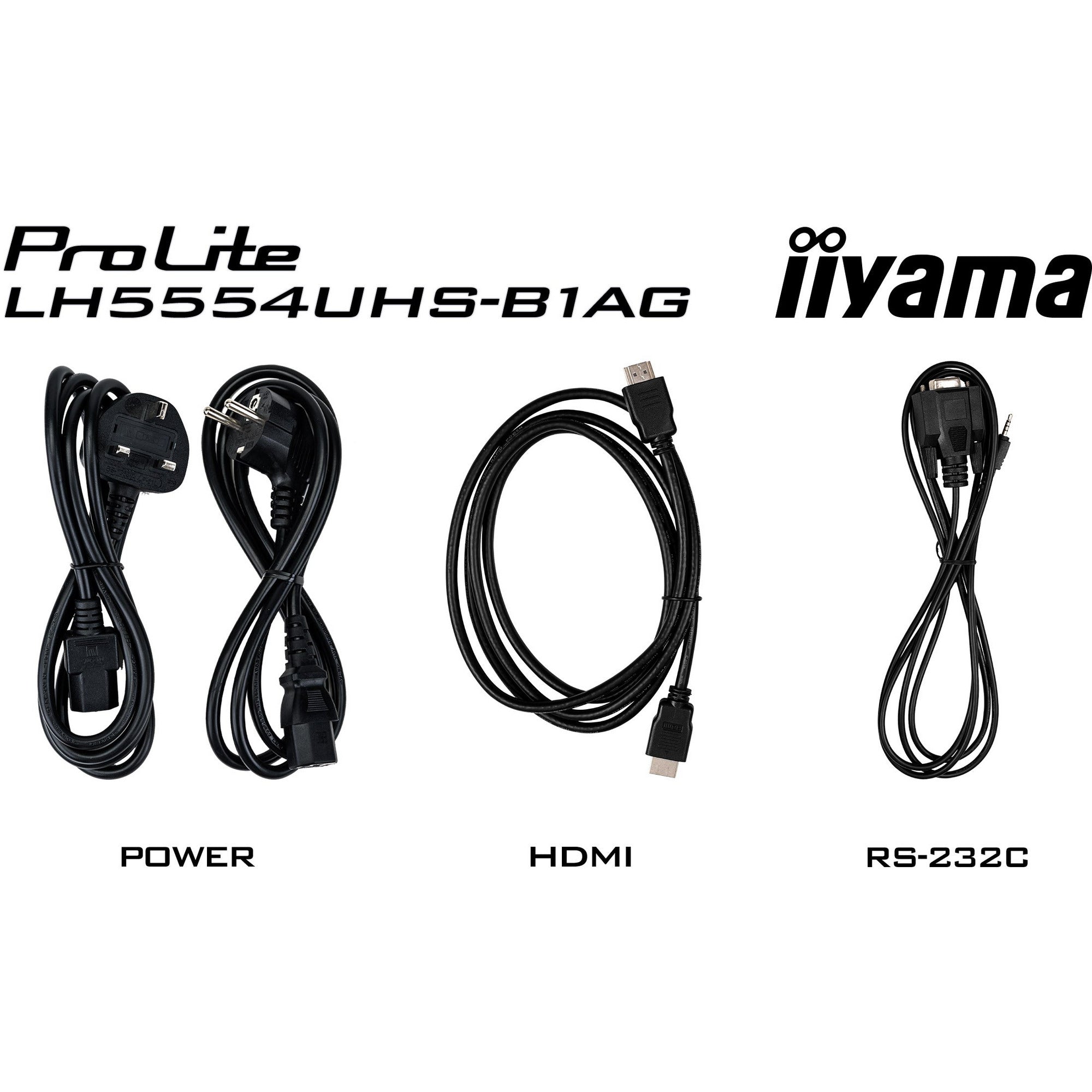 iiyama ProLite LH5554UHS-B1AG 55" 4K UHD Professional Digital Signage 24/7 display with Android OS & FailOver