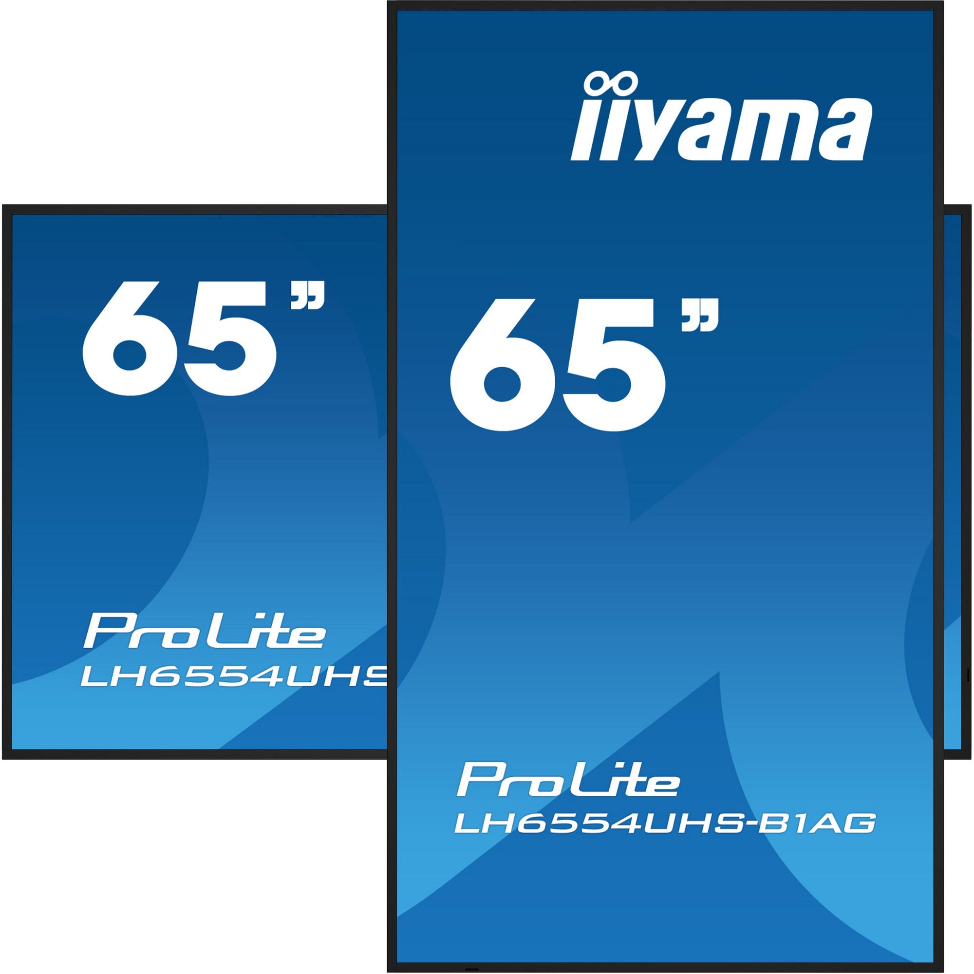 Iiyama ProLite LH6554UHS-B1AG 65" 4K UHD Professional Digital Signage 24/7 display featuring Android OS, FailOver and Intel® SDM slot