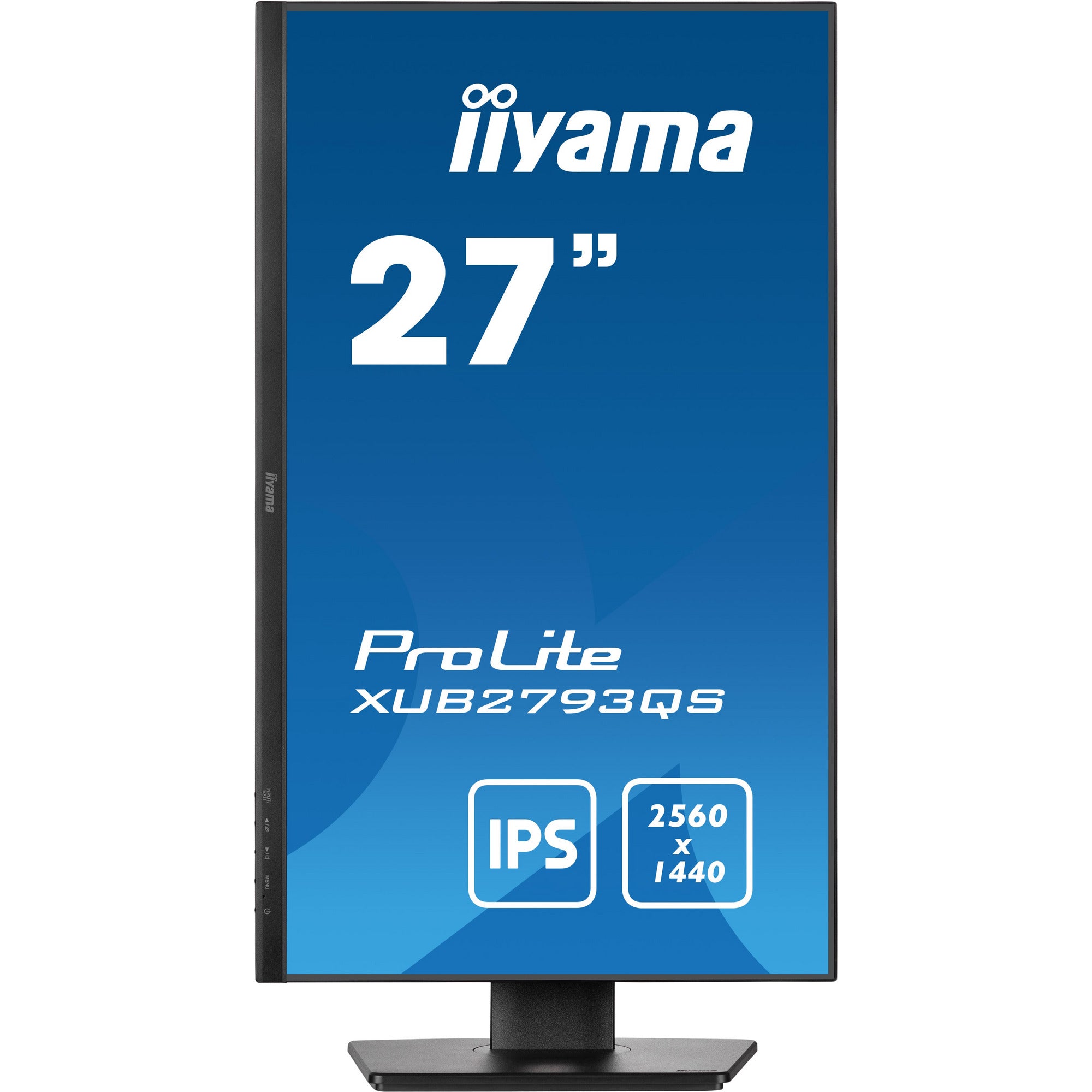 Iiyama ProLite XUB2793QS-B1 27” WQHD 2560 x 1440 IPS Monitor with Height Adjust Stand