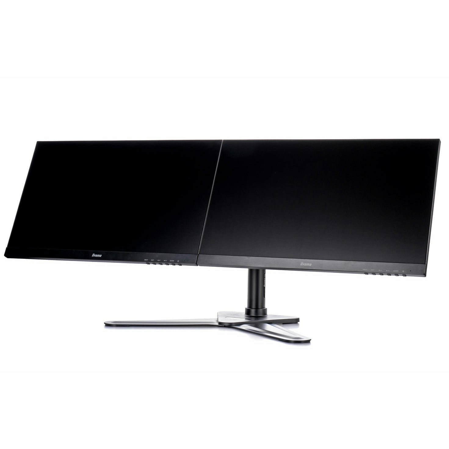 iiyama ProLite DS1002D-B1  Dual Screen Desk Top Stand