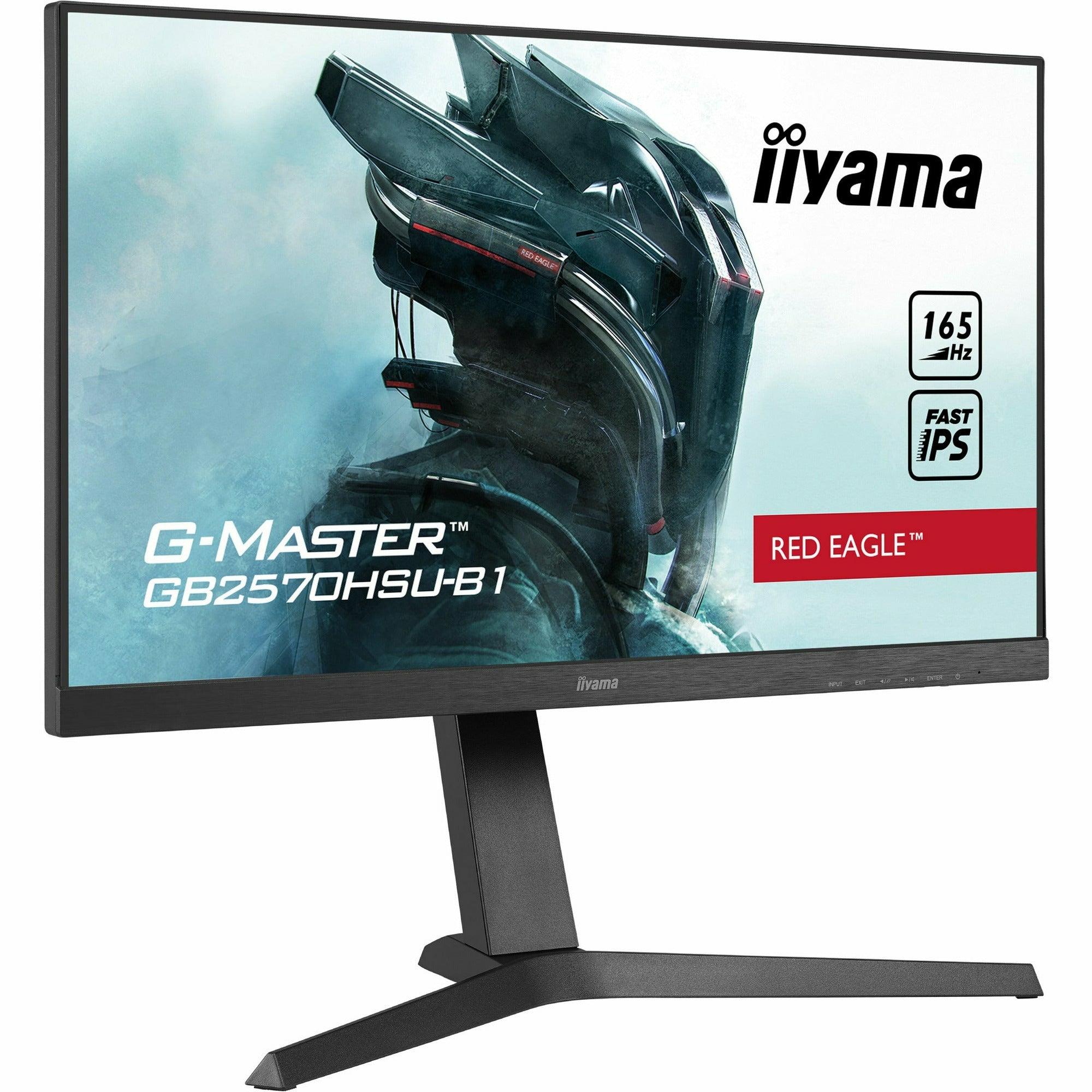 iiyama G-Master GB2570HSU-B1 25" Fast IPS 0.5ms MPRT 165Hz Refresh Gaming Monitor with Height Adjust Stand