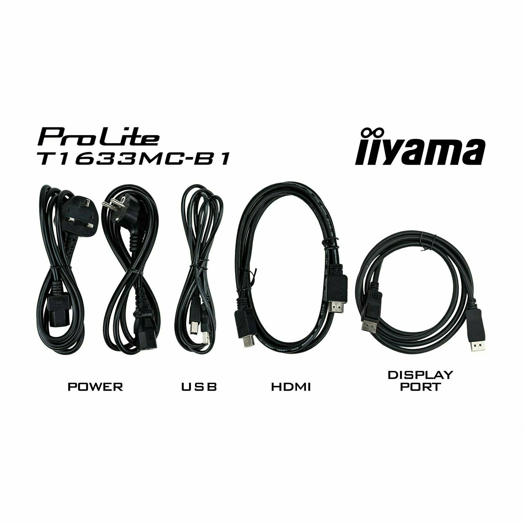 iiyama ProLite T1633MC-B1 15.6" Professional Capacitive Touch Screen Display