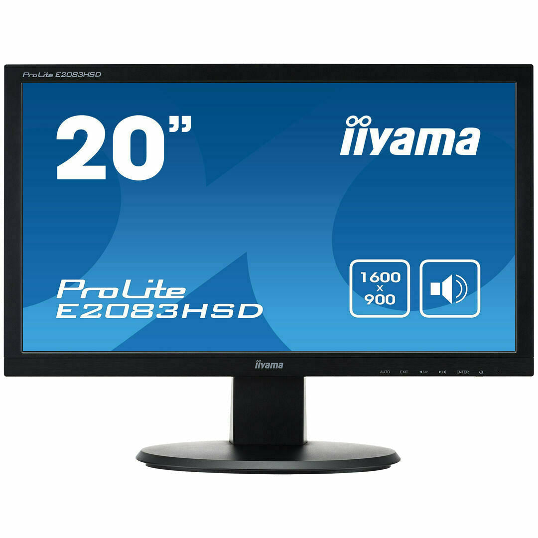 iiyama ProLite E2083HSD-B1 20" LED-backlit Monitor