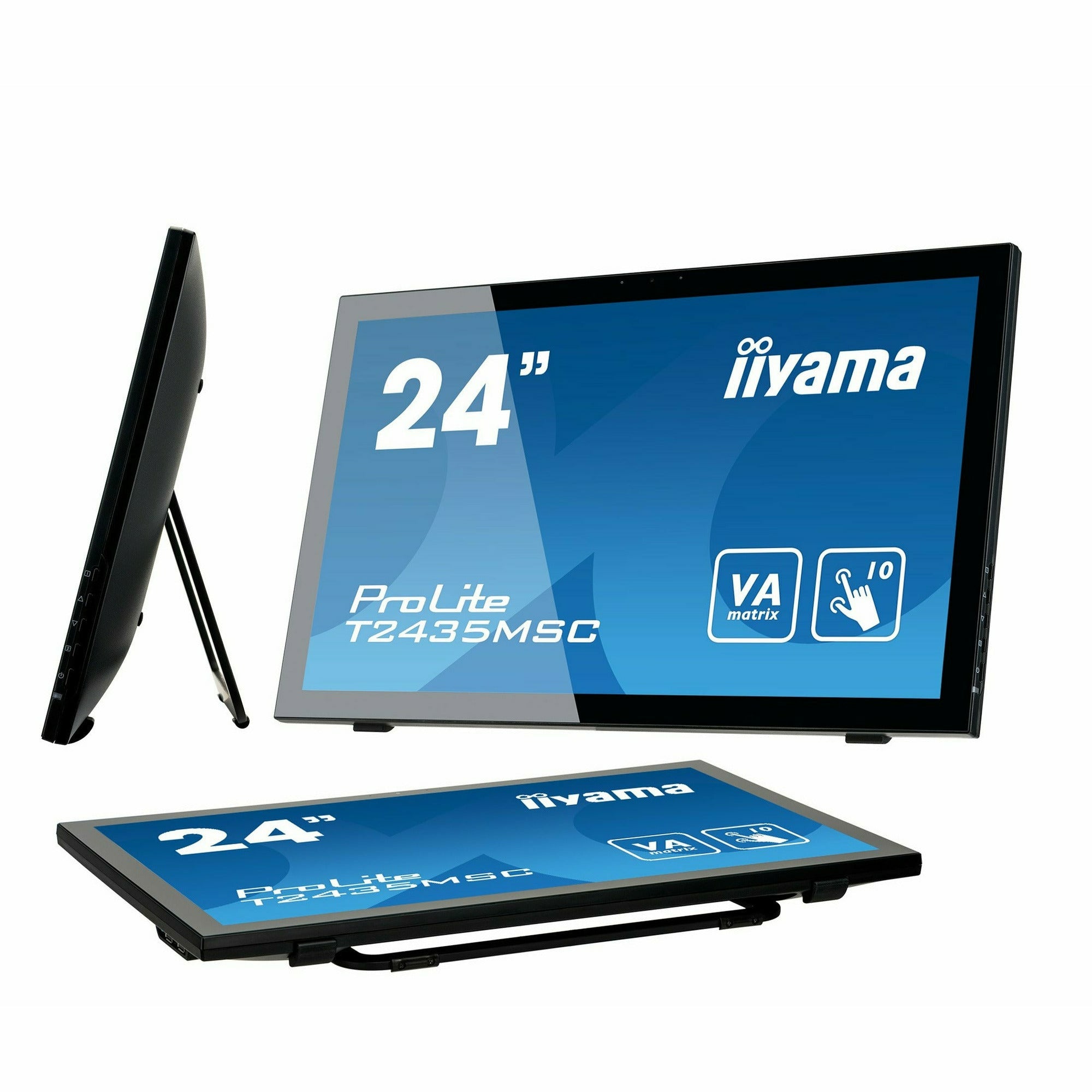 iiyama ProLite T2435MSC-B2 24" 10 pt Touch screen Display with Integrated Webcam